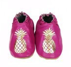 Kapcie Dziecięce PAPUSHKI Różowe Ananas